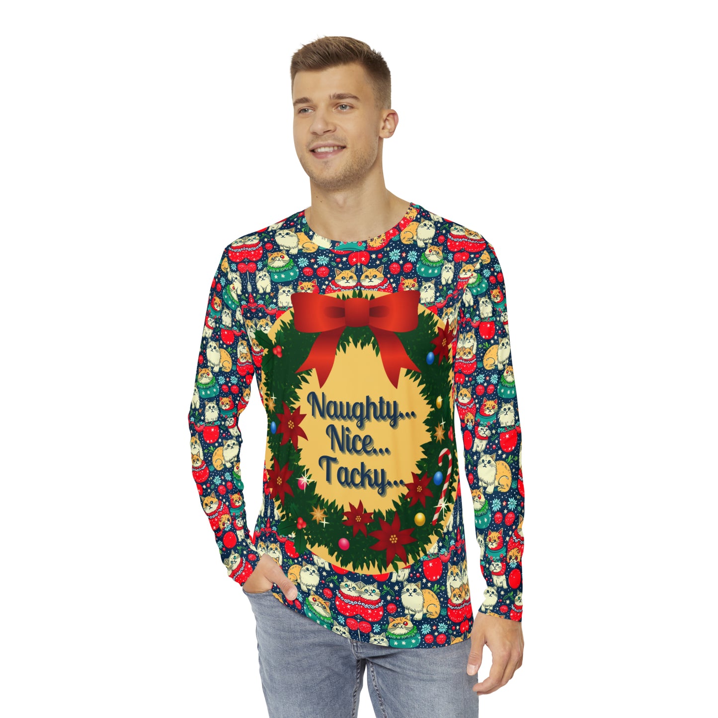 Ugly Christmas Cat Shirt